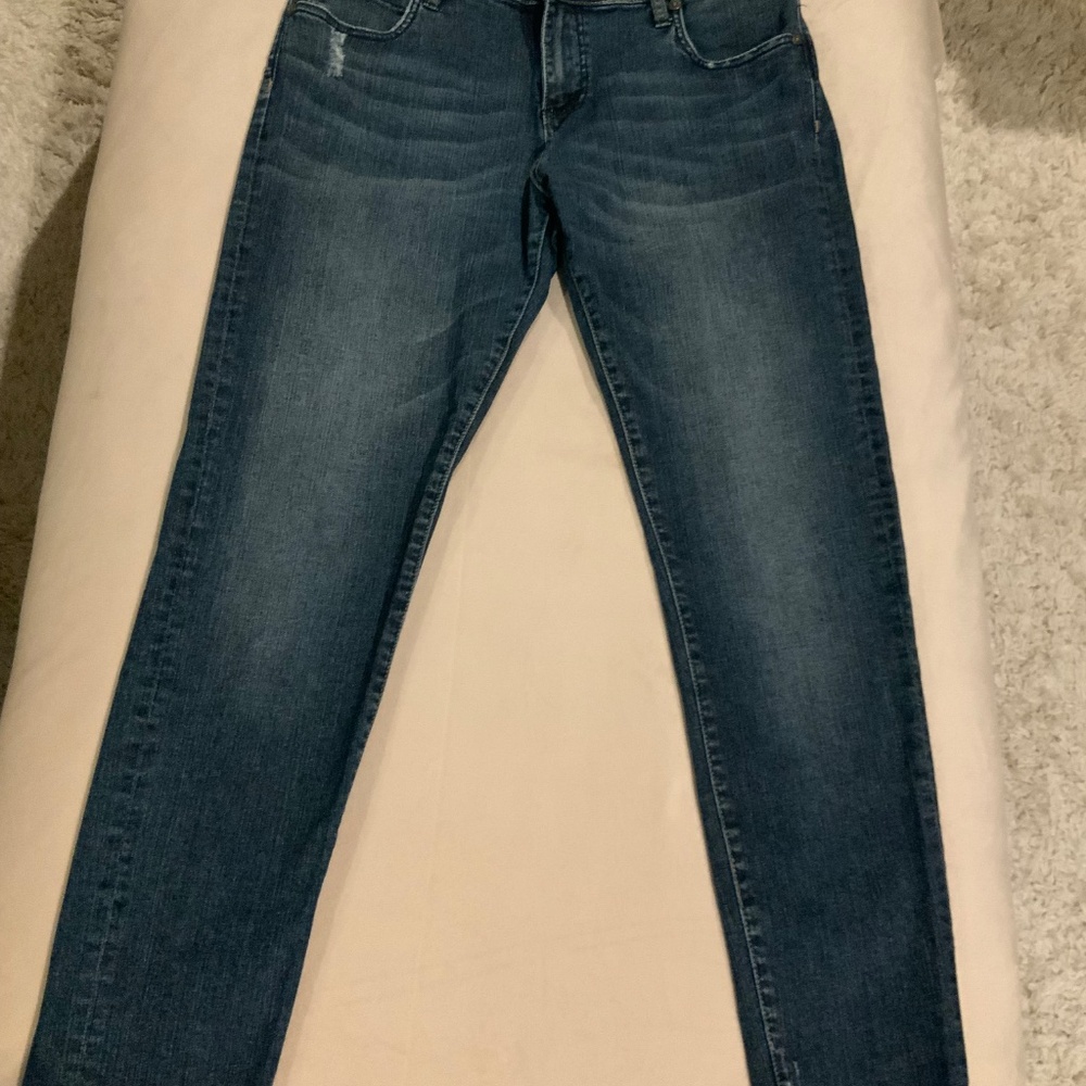 Kut from the Kloth Katy Boyfriend Jeans Sz 10 Relaxed Straight Fit - Picture 2 of 9